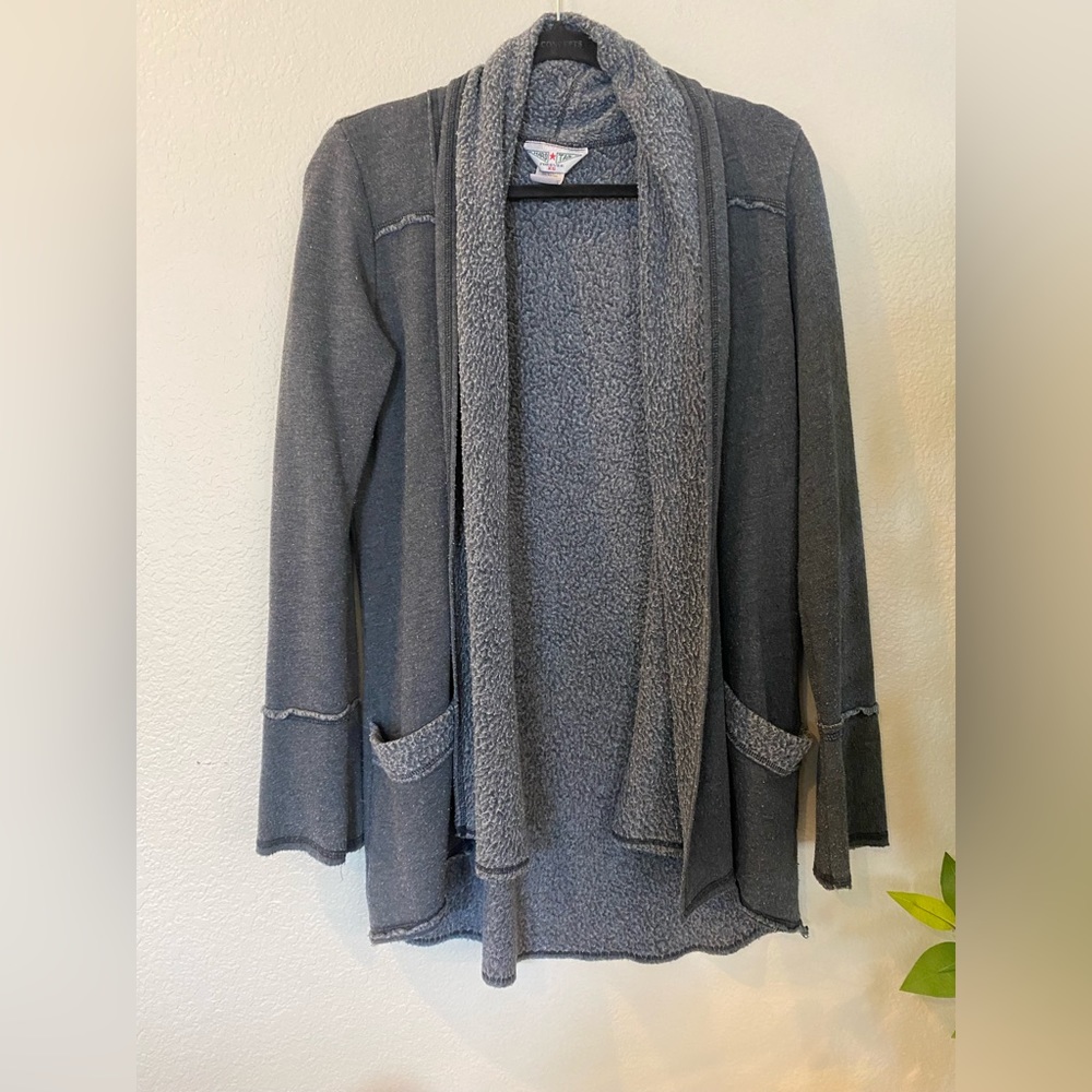 Hard Tail Sherpa Cardigan | Black XS